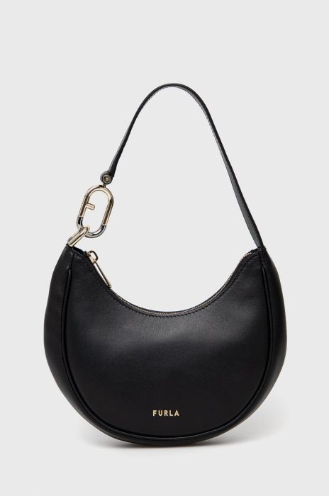 Шкіряна сумочка Furla колір чорний (2112457)
