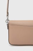 Шкіряна сумочка Coach колір бежевий (3139378)