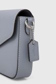 Шкіряна сумочка Coach колір сірий (3600171)