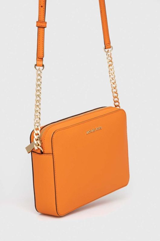 Шкіряна сумочка MICHAEL Michael Kors колір помаранчевий (3048973) фото 2