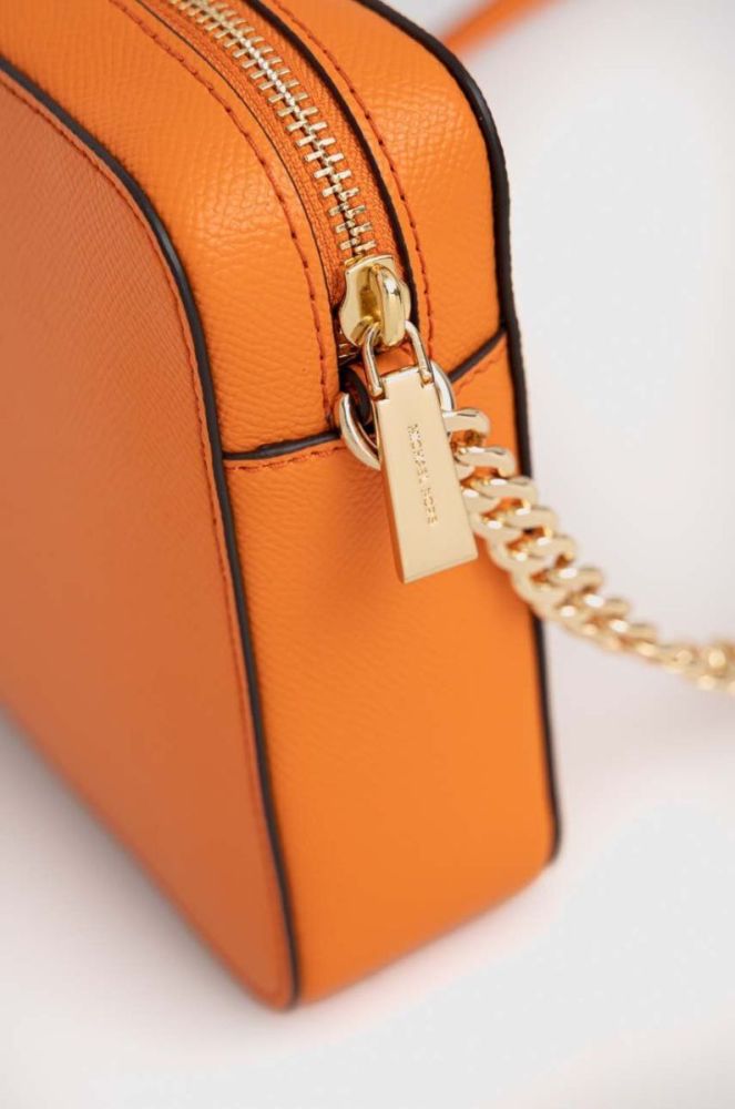 Шкіряна сумочка MICHAEL Michael Kors колір помаранчевий (3048973) фото 4