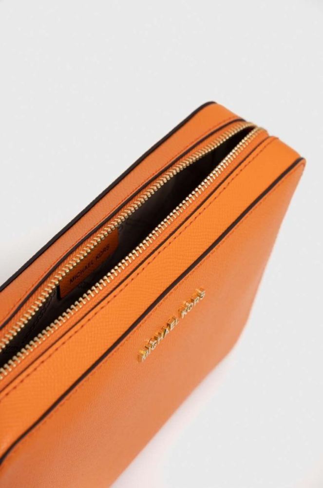 Шкіряна сумочка MICHAEL Michael Kors колір помаранчевий (3048973) фото 5