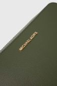 Шкіряна сумочка MICHAEL Michael Kors колір зелений (3543674)