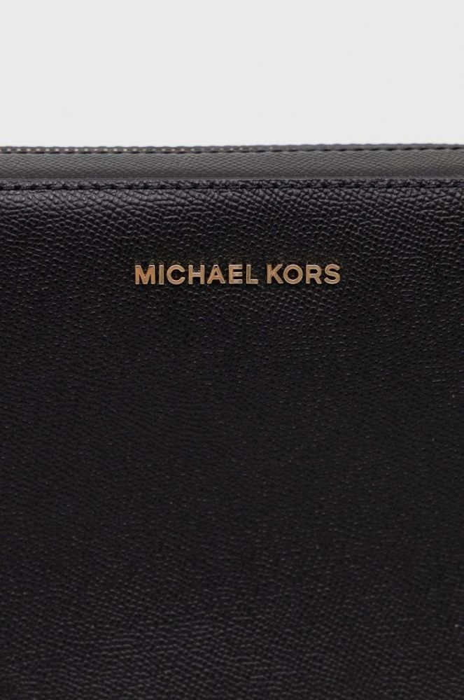 Шкіряна сумочка MICHAEL Michael Kors колір чорний (2308478) фото 3