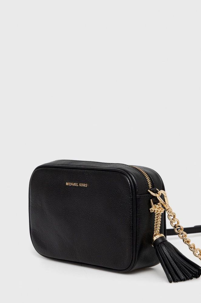 Шкіряна сумочка MICHAEL Michael Kors колір чорний (2312921) фото 2