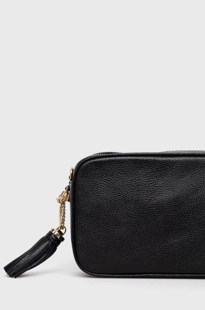 Шкіряна сумочка MICHAEL Michael Kors колір чорний (2312921) фото 3