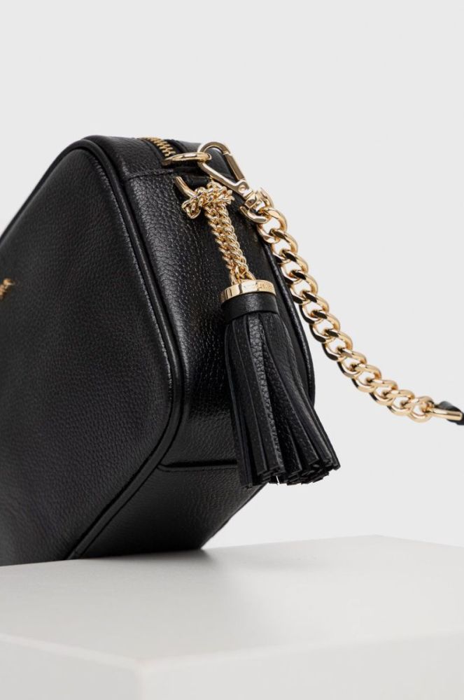 Шкіряна сумочка MICHAEL Michael Kors колір чорний (2312921) фото 4