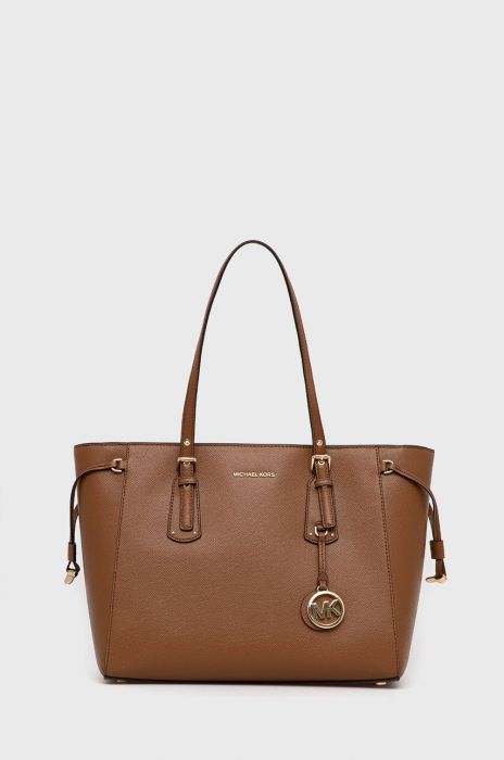 Шкіряна сумочка MICHAEL Michael Kors колір коричневий (2310499)