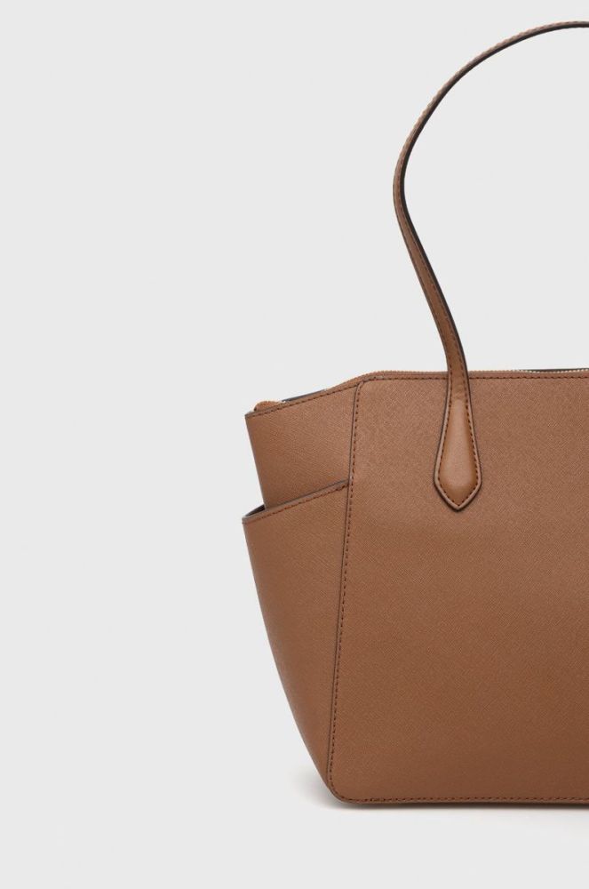 Шкіряна сумочка MICHAEL Michael Kors колір коричневий (2166482) фото 3