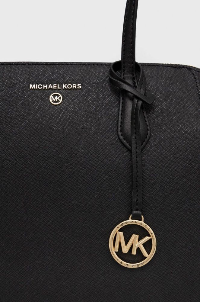 Шкіряна сумочка MICHAEL Michael Kors колір чорний (2166657) фото 3