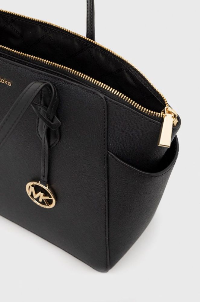 Шкіряна сумочка MICHAEL Michael Kors колір чорний (2166657) фото 5