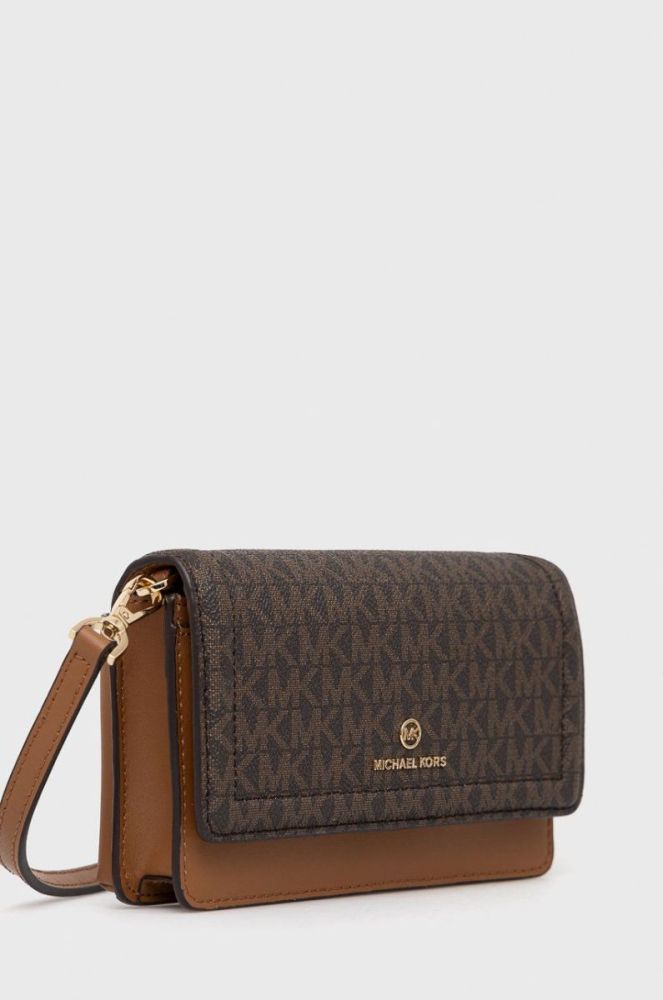 Шкіряна сумочка MICHAEL Michael Kors колір коричневий (2161801) фото 2