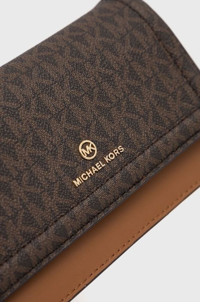 Шкіряна сумочка MICHAEL Michael Kors колір коричневий (2161801) фото 3