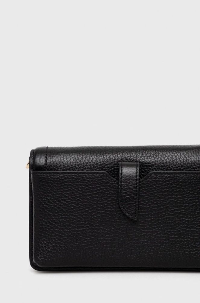 Шкіряна сумка MICHAEL Michael Kors колір чорний фото 4