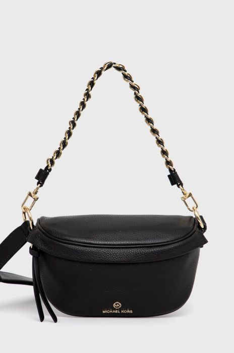 Шкіряна сумочка MICHAEL Michael Kors колір чорний (2103294)