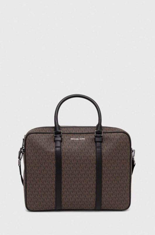 Сумка для ноутбука Michael Kors колір коричневий