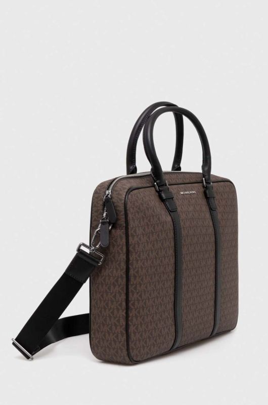 Сумка для ноутбука Michael Kors колір коричневий фото 2