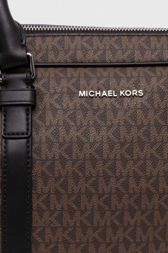 Сумка для ноутбука Michael Kors колір коричневий фото 3