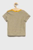 Дитяча футболка United Colors of Benetton колір жовтий візерунок