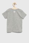 Дитяча футболка United Colors of Benetton колір сірий з принтом (2408976)