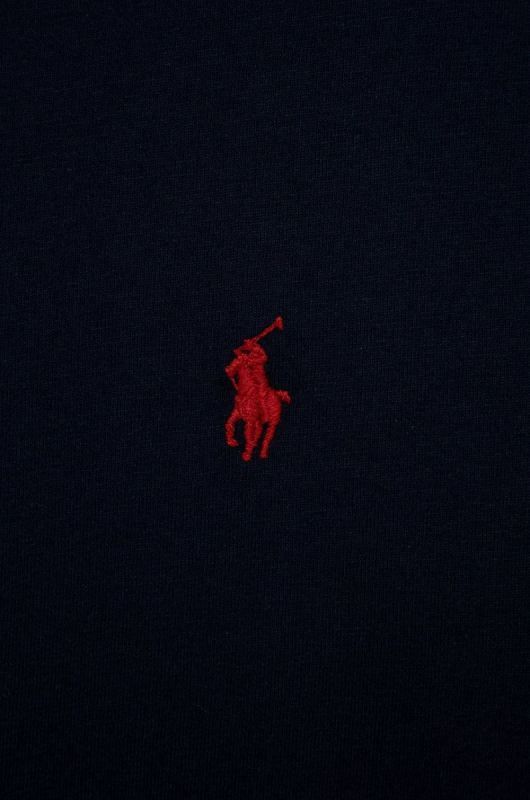 Дитяча бавовняна футболка Polo Ralph Lauren колір синій фото 3