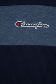 Дитяча бавовняна футболка Champion 305959 колір синій з аплікацією