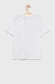 Дитяча бавовняна футболка Birba&Trybeyond колір білий візерунок (2190634)
