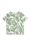 Дитяча футболка Mini Rodini колір зелений візерунок (2233400)