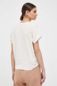 Бавовняна футболка Dkny колір бежевий (3412229)