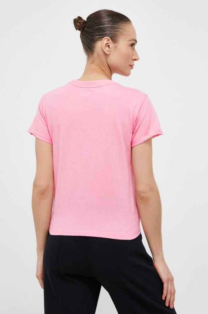 Бавовняна футболка Dkny колір рожевий (3183403) фото 3