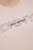 Бавовняна футболка Dkny колір рожевий (2339424)