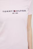Бавовняна футболка Tommy Hilfiger колір рожевий (2982896)