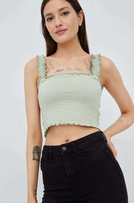 Топ Vero Moda жіночий колір зелений (2409099)