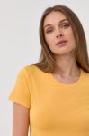 Футболка Patrizia Pepe жіночий колір жовтий (2281452)