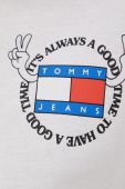 Бавовняна футболка Tommy Jeans колір білий (2226797)
