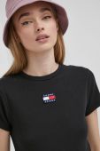 Футболка Tommy Jeans жіночий колір чорний (2194660)