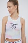 Піжамний топ Tommy Hilfiger жіночий колір барвистий