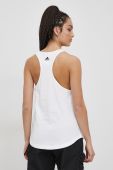 Бавовняний топ adidas GL0567 колір білий