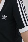 Футболка adidas Originals Adicolor HC2040 жіноча колір чорний HC2040-BLACK
