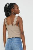 Топ Noisy May жіночий колір бежевий (2566391)