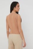 Топ Noisy May жіночий колір бежевий (2215999)