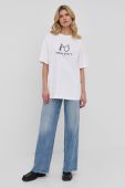Бавовняна футболка Miss Sixty колір білий (2126683)