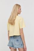 Бавовняна футболка Miss Sixty колір жовтий (2175584)