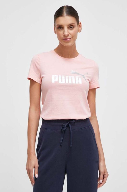 Бавовняна футболка Puma колір рожевий (3520820) фото 2