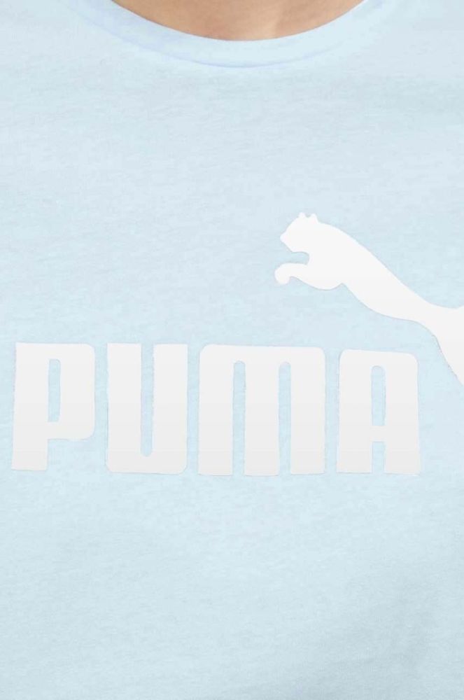 Бавовняна футболка Puma колір блакитний (3517779) фото 5