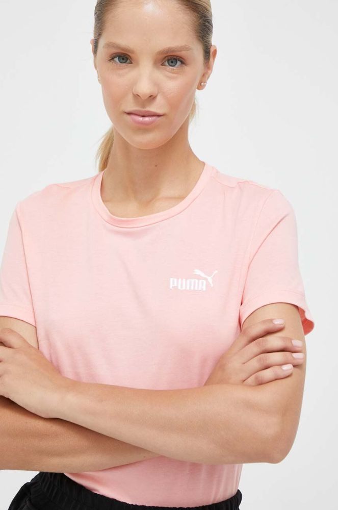 Бавовняна футболка Puma колір рожевий (3455619)