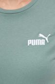 Бавовняна футболка Puma колір зелений (3448912)