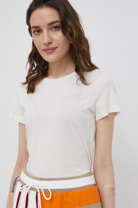 Бавовняна футболка Puma 848331 колір бежевий