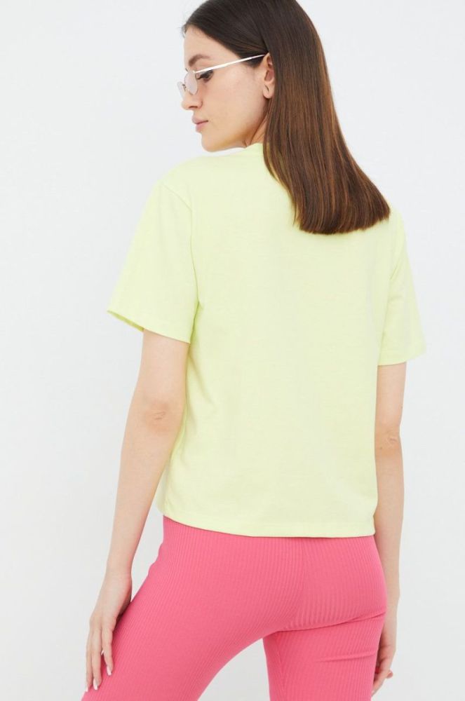 Бавовняна футболка adidas Originals Trefoil Moments HE6891 колір зелений HE6891-PULYEL фото 3