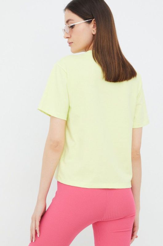 Бавовняна футболка adidas Originals Trefoil Moments HE6891 колір зелений фото 3